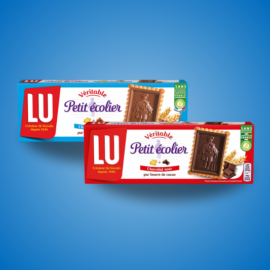 Combo: Petit Écolier de chocolate con leche y amargo