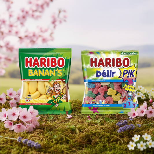 Combo: 2 Haribo Banan's y Délir Pik (cons. pref. 31/05/2026) Combo: 2 Haribo Banan's y Délir Pik (cons. pref. 31/05/2026)