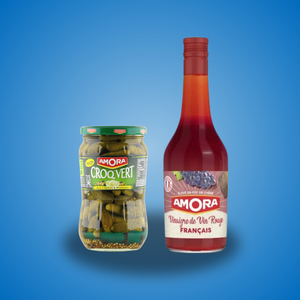 Combo: 2 clásicos Amora pepinillos & vinagre de vino Combo: 2 clásicos Amora pepinillos & vinagre de vino