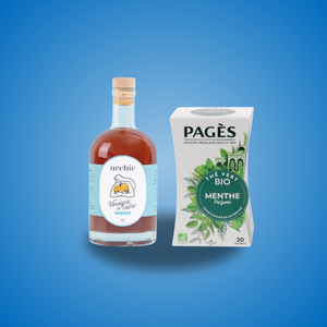 Combo: 1 vinagre Archie 500ml y 1 té de menta Pagès Combo: 1 vinagre Archie 500ml y 1 té de menta Pagès