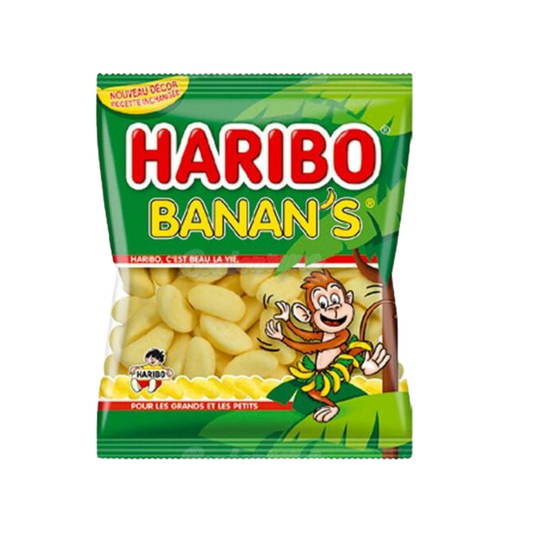 Gomitas Haribo Bams sabor a plátano