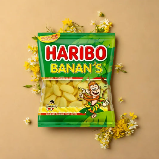 Gomitas Haribo Bams sabor a plátano