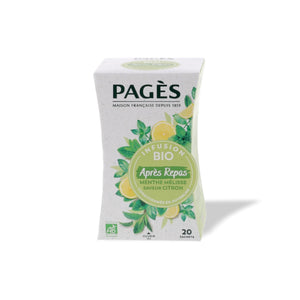 Infusión después-comida Pagès Menta Toronjil Infusión después-comida Pagès Menta Toronjil