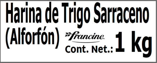 Harina de sarraceno Francine