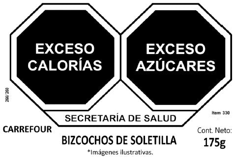 Bizcochos de soletilla Boudoir Carrefour (cons. pref. 28/11/2025)