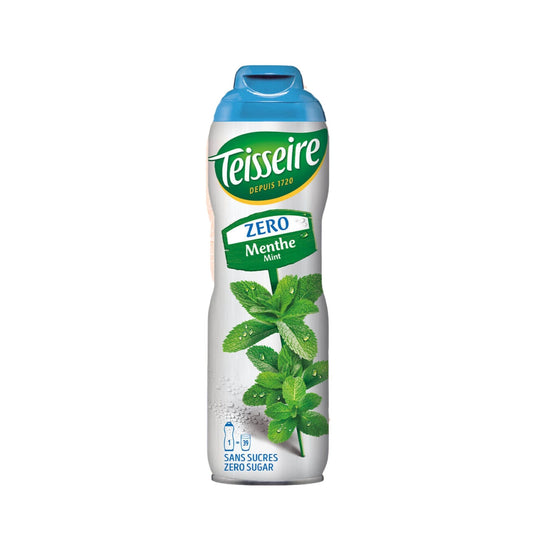 Jarabe Teisseire 0% de menta sin azúcar