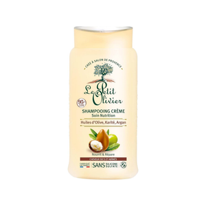 Champú Le Petit Olivier con aceites de olivo, karité y argán para cabello dañado Champú Le Petit Olivier con aceites de olivo, karité y argán para cabello dañado