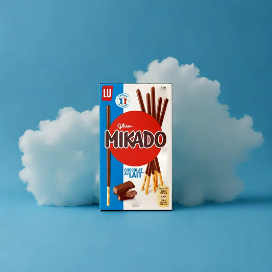 Palitos cubiertos de chocolate con leche Mikado