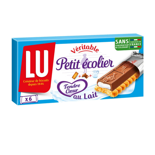 Galletas Petit Écolier con corazón de leche