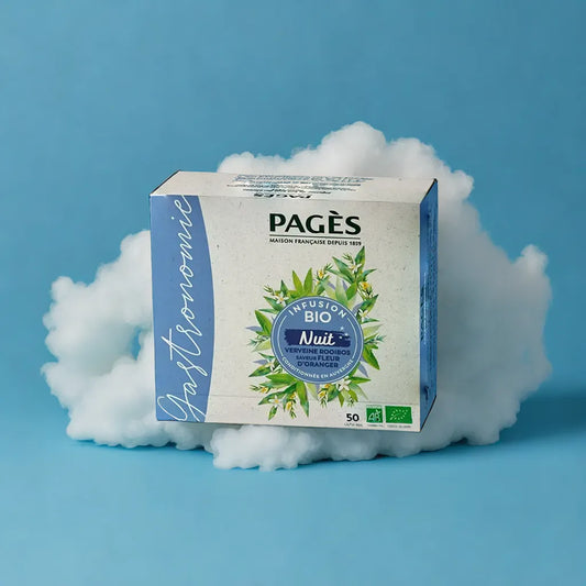 Infusión noche con verbena, rooibos y flor de naranjo Pagès