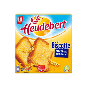 Panes tostados Heudebert con 96% de cereales Panes tostados Heudebert con 96% de cereales