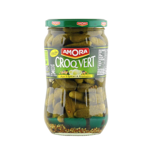 Pepinillos extra crujientes Amora (cons. pref. 26/12/2025)