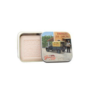 Jabón Savonnerie de Nyons en caja metálica Años 30 - Camioneta Jabón Savonnerie de Nyons en caja metálica Años 30 - Camioneta