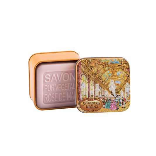 Jabón Savonnerie de Nyons en caja metálica Versailles - Galerie des Glaces