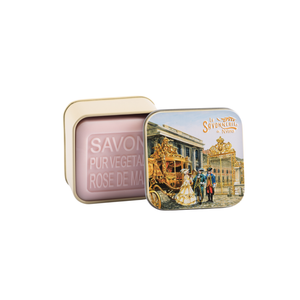 Jabón Savonnerie de Nyons en caja metálica Versailles - Carruaje Jabón Savonnerie de Nyons en caja metálica Versailles - Carruaje