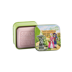 Jabón Savonnerie de Nyons en caja metálica Versailles - Jardines Jabón Savonnerie de Nyons en caja metálica Versailles - Jardines