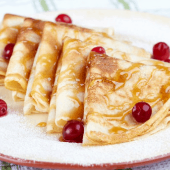 Crepas dulces de trigo