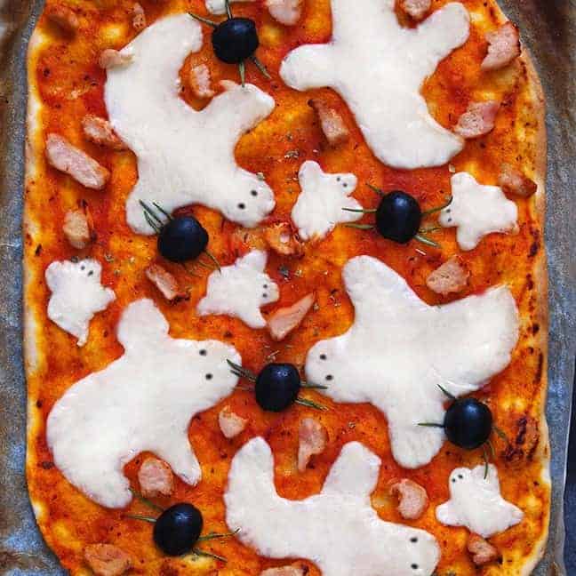 Pizza de Halloween