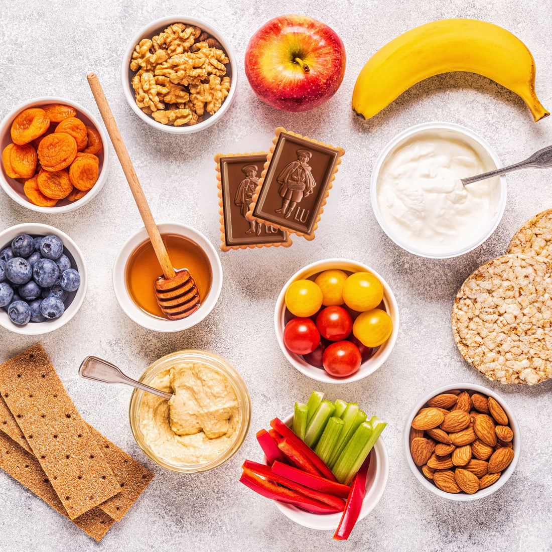 Una merienda saludable