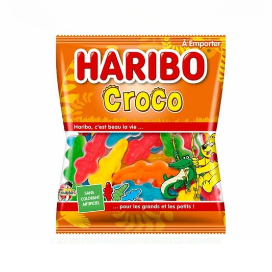 Gomitas Haribo Cocodrilo sabor a frutas