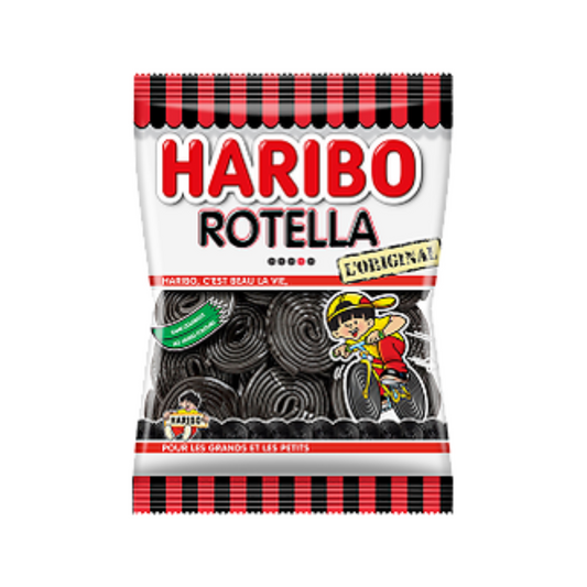 Gomitas Haribo Rotella sabor a regaliz