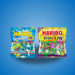 Combo: 2 Haribo Pitufos Pik & Croco Pik