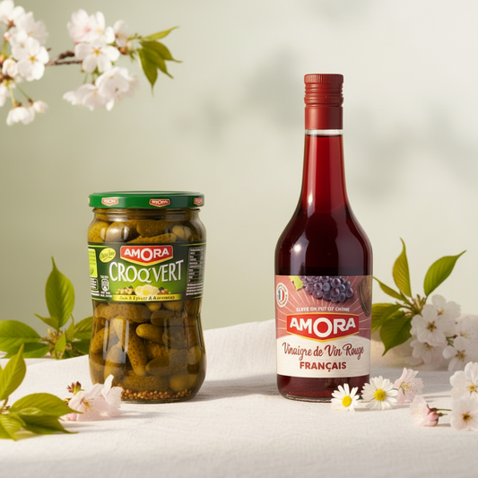 Combo: 2 clásicos Amora pepinillos & vinagre de vino