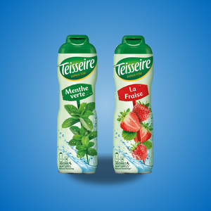 Combo: 2 jarabes Teisseire menta & fresa