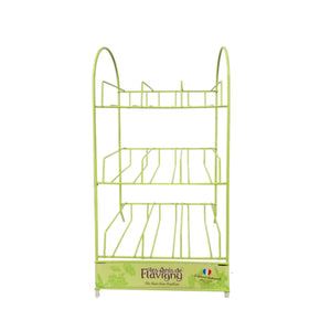 Exhibidor métalico con 3 pisos y 3 columnas Anis de Flavigny