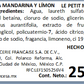 ITEM 200 - Gel de ducha mandarina limon - 80x40 TRAS