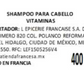 ITEM 40 - Shampoo vitaminas - 62x32 TRAS