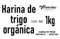 Harina Francine de trigo orgánica