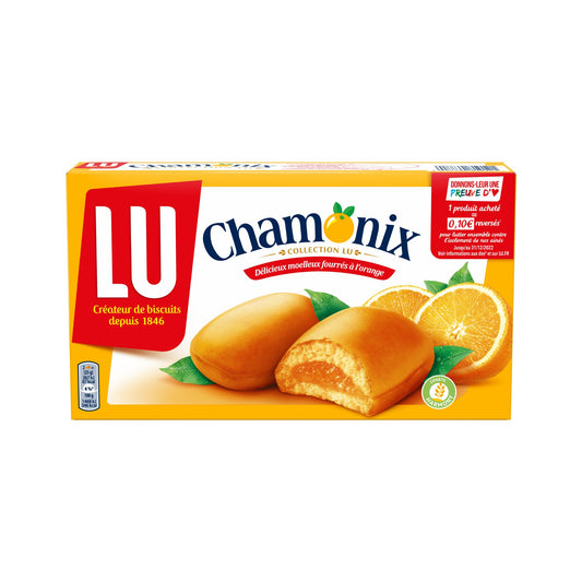 Panquecitos rellenos de naranja Chamonix