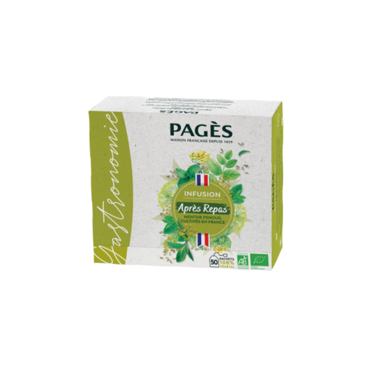 Infusión después-comida Pagès Menta Toronjil (50 sobres)