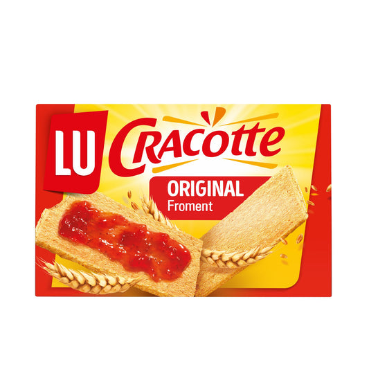 Panes tostados Cracotte con 97% de cereales