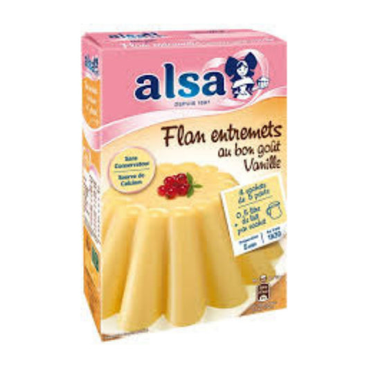 Preparación Alsa para flan de huevo con vainilla