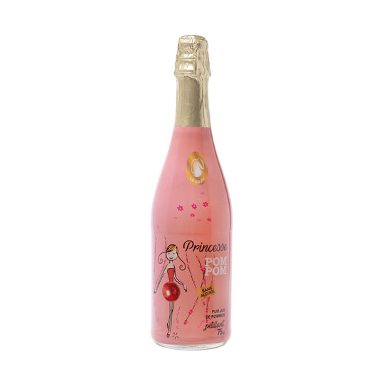 Jugo de manzana espumoso Princesa Pompom (etiqueta ligeramente dañada)