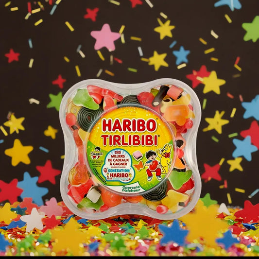 Gomitas Haribo Tirlibibi sabor a regaliz y frutas