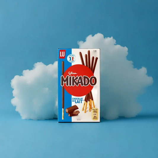 Palitos cubiertos de chocolate con leche Mikado, 100G