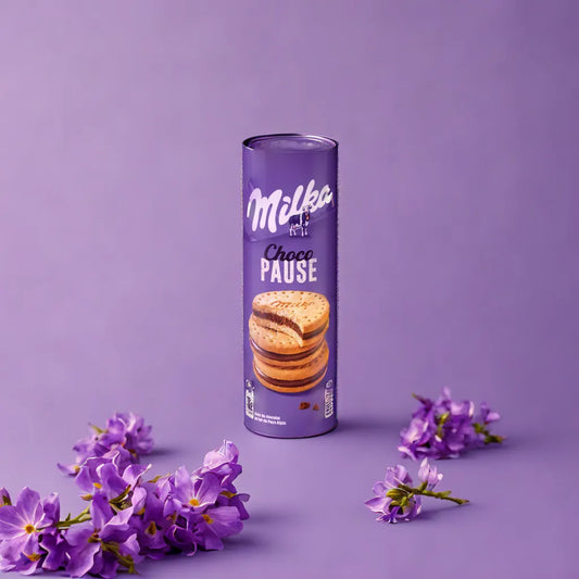 Galletas Milka Choco Pause rellenas de chocolate (cons. pref. 31/10/2024)