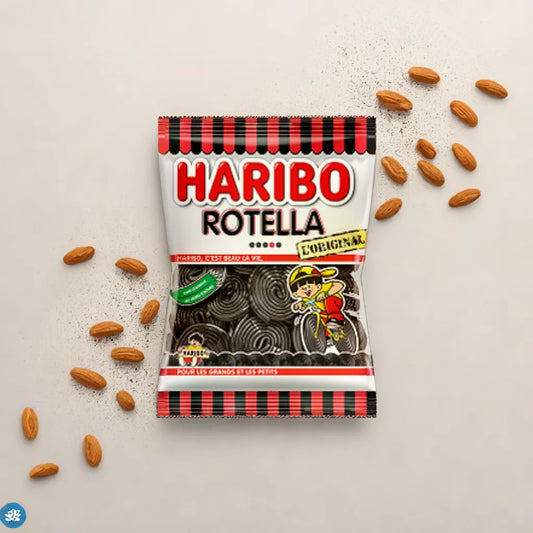 Gomitas Haribo Rotella sabor a regaliz